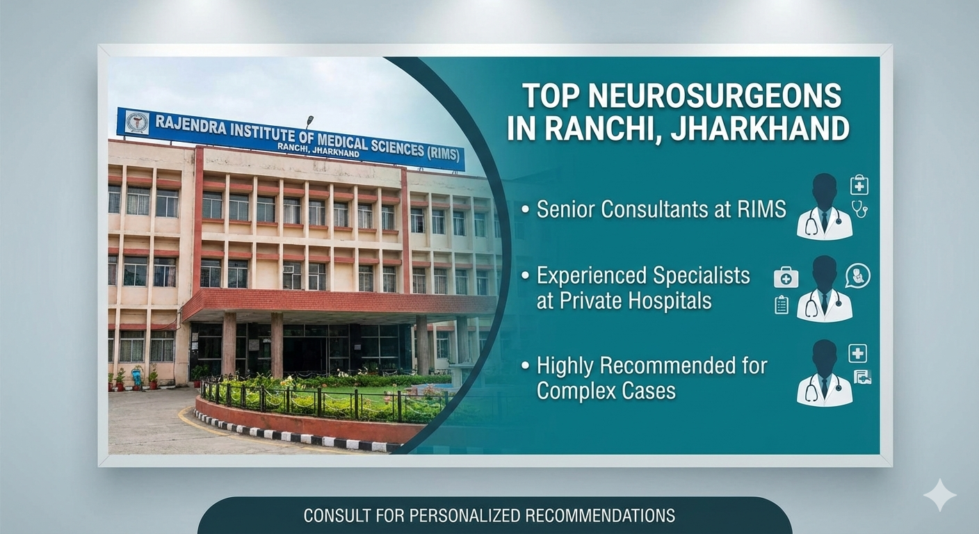 Which Doctor Is Considered the Best Neurosurgeon in Ranchi, Jharkhand?