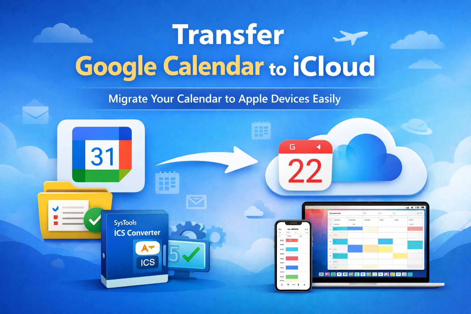 transfer Google Calendar to iCloud