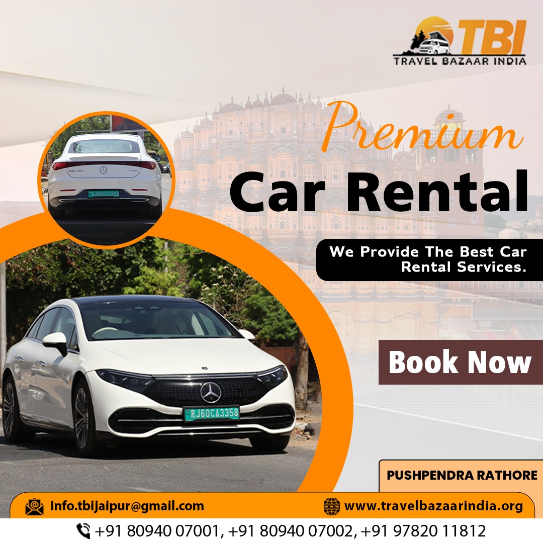 Book EV Car on Rent in Jaipur – Travel Bazaar India